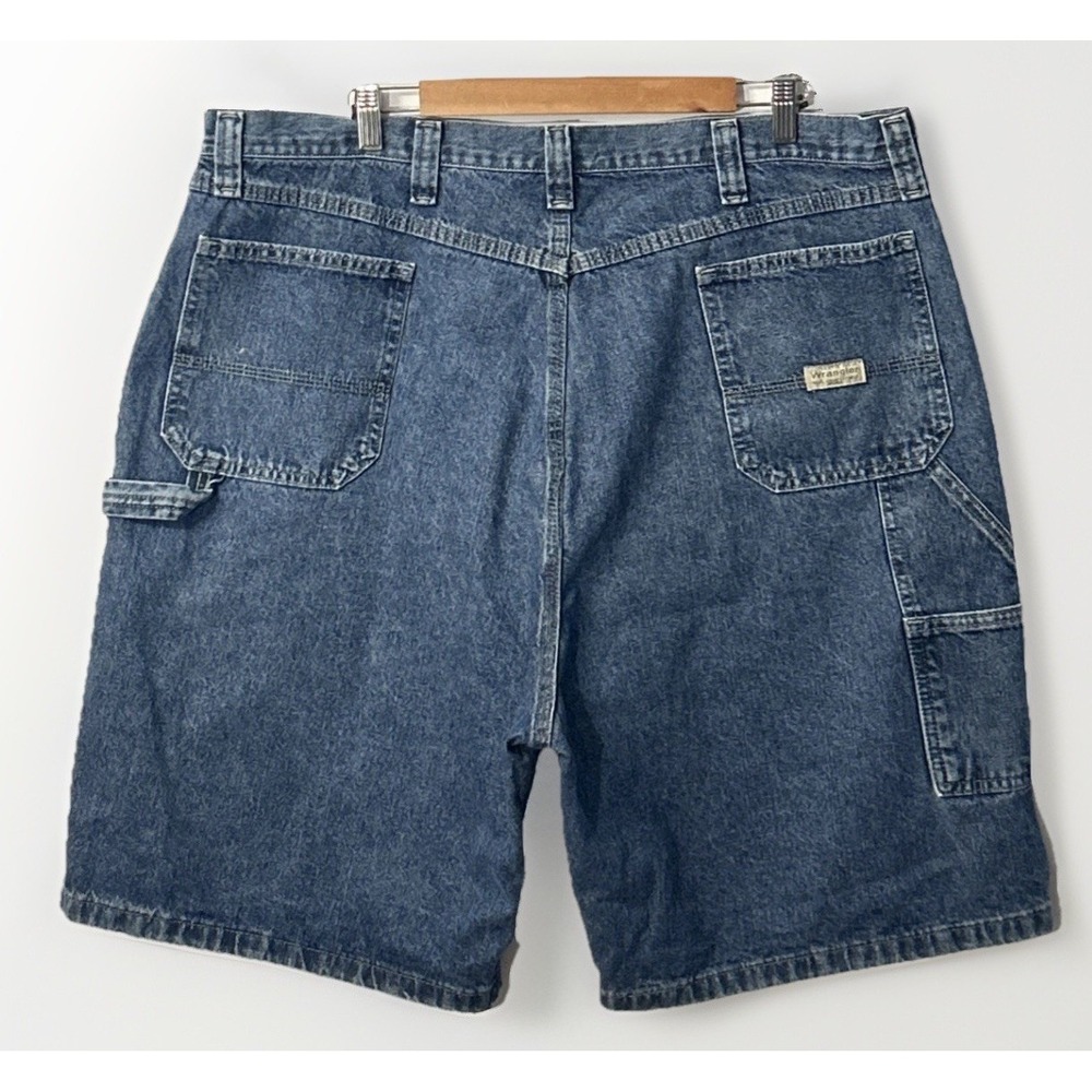 Mens Wrangler Carpenter Jean Shorts Sz 42 42x10 64WC2ZD Loose Fit